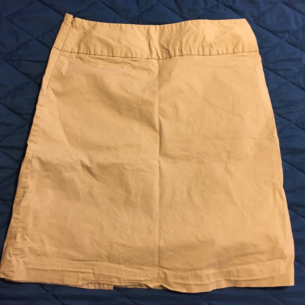 New merona tan skirt size 12 NWOT a line khaki